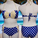 Blue Polka Dotz in Medium