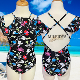 Flower Off Shoulder Monokini