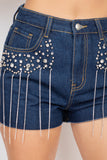 Rhinestones Denim